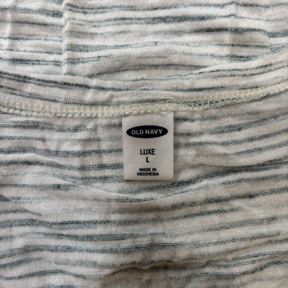 Old Navy Luxe Tank Top Trio – Size L (Yellow, Striped, Pale Blue) - Picture 4 of 4